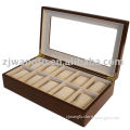 matter lacquer luxury wooden watch storage box,watch window display case